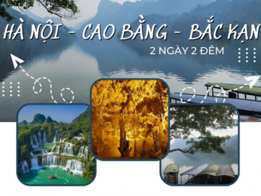 TOUR HÀ NỘI - THÁC BẢN GIỐC - ĐỘNG NGƯỜM NGAO - HỒ BA BỂ