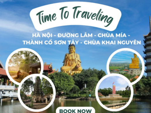 TOUR HÀ NỘI - ĐƯỜNG LÂM - CHÙA MÍA - THÀNH CỔ SƠN TÂY - CHÙA KHAI NGUYÊN